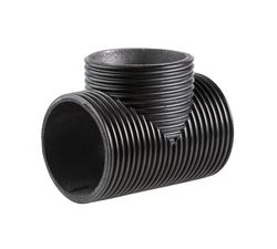 T-stuk dubbelwandig rond luchtkanaal, Vasco HR WTW 3000, 170mm